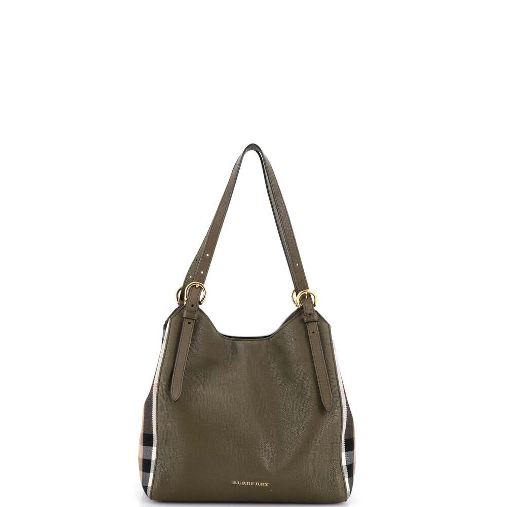 Burberry Canterbury Tote Leather And #249356B85B - Picture 1 of 8